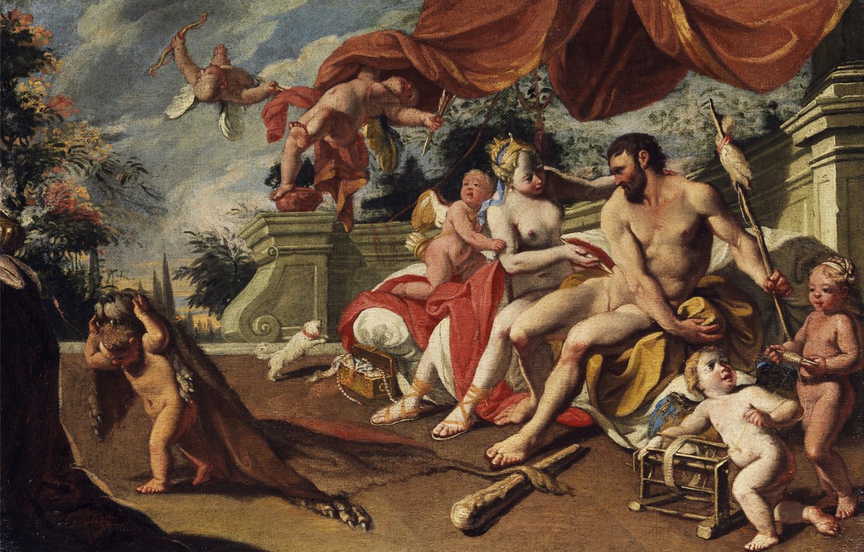 Hercule chez Omphale - Unbekannt Unbekannt