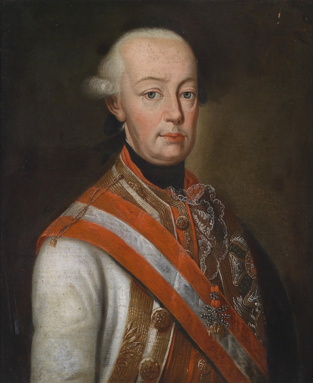 Léopold II en uniforme de feld-maréchal, décoré des ordres de la maison autrichienne - Unbekannt Unbekannt