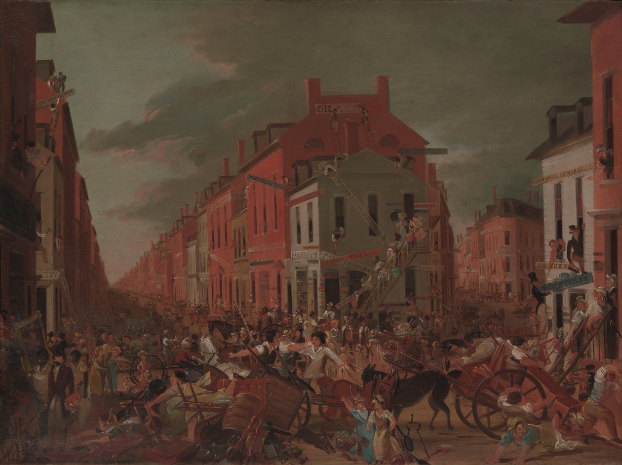 Jour de déménagement (dans le vieux New York) - Unbekannt Unbekannt