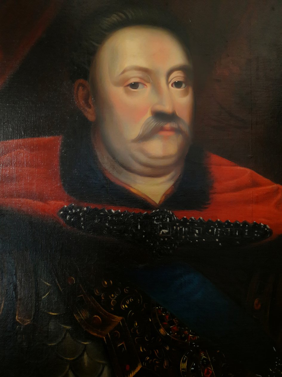Portrait de Jean III Sobieski en armure écaillée ornée de bijoux (détail) - Unbekannt Unbekannt