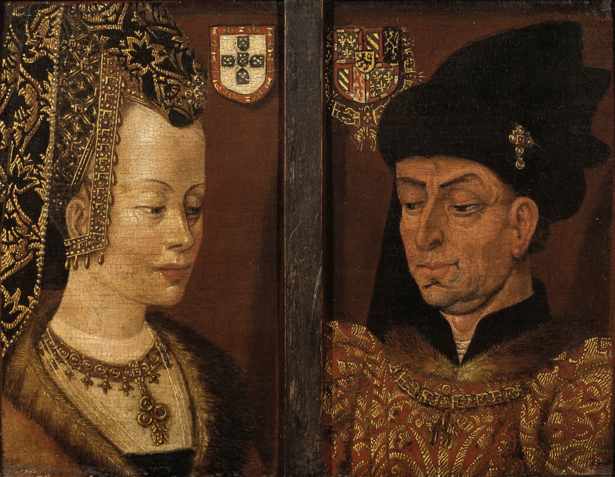 Portraits de Philippe le Bon et Isabelle de Portugal - Unbekannt Unbekannt