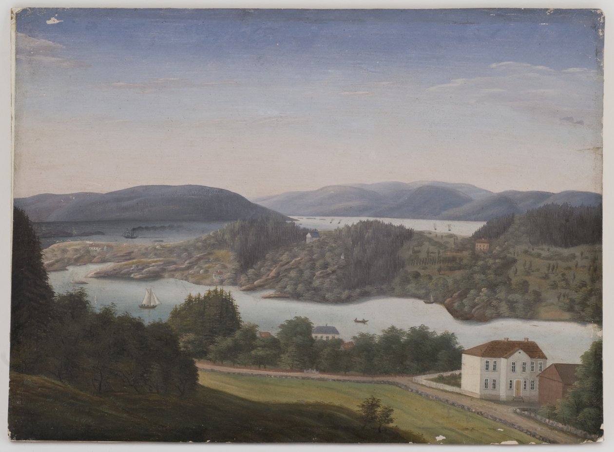 Vue de Schafteløkken vers Bygdøy - Unbekannt Unbekannt