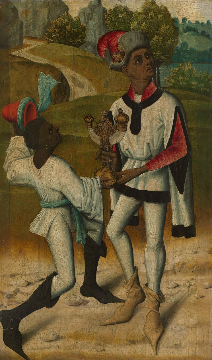 Balthazar, un des trois rois mages, avec un serviteur - Unbekannt Unbekannt