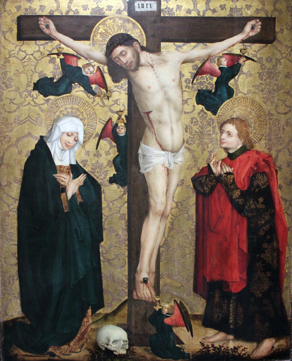 Crucifixion du Christ avec Marie et l