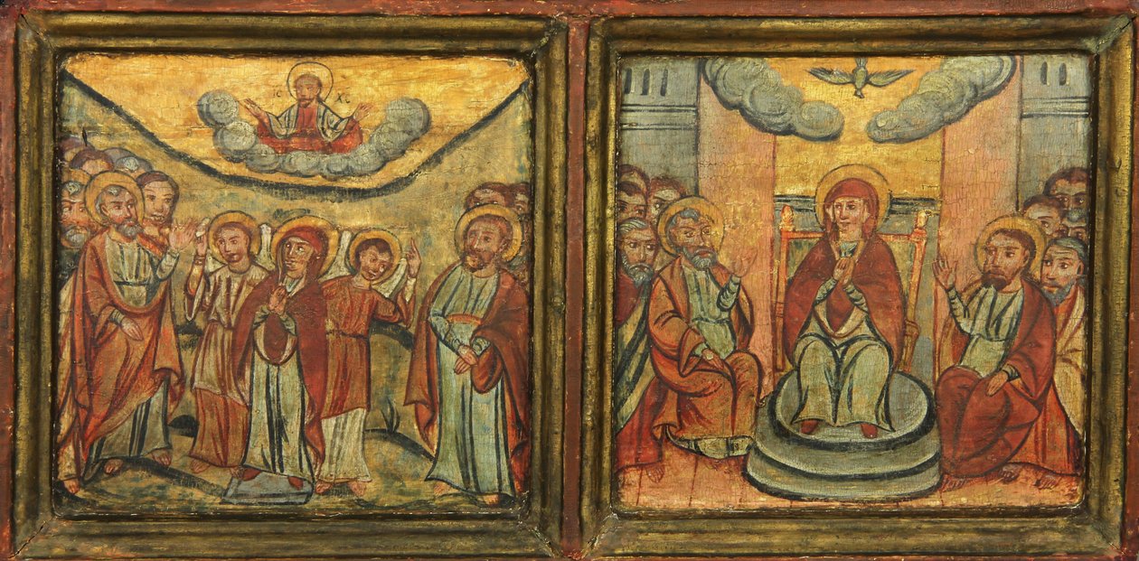 Ascension du Christ. Descente du Saint-Esprit - Unbekannt Unbekannt