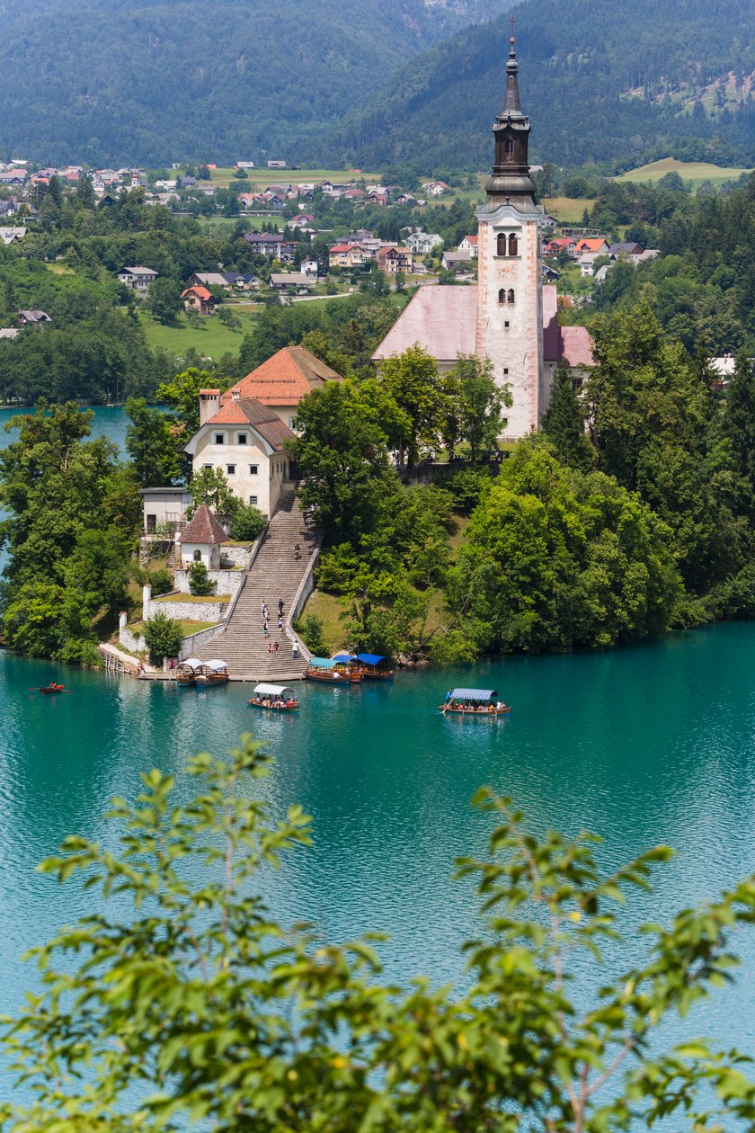 Bled, Slovénie. Église de l