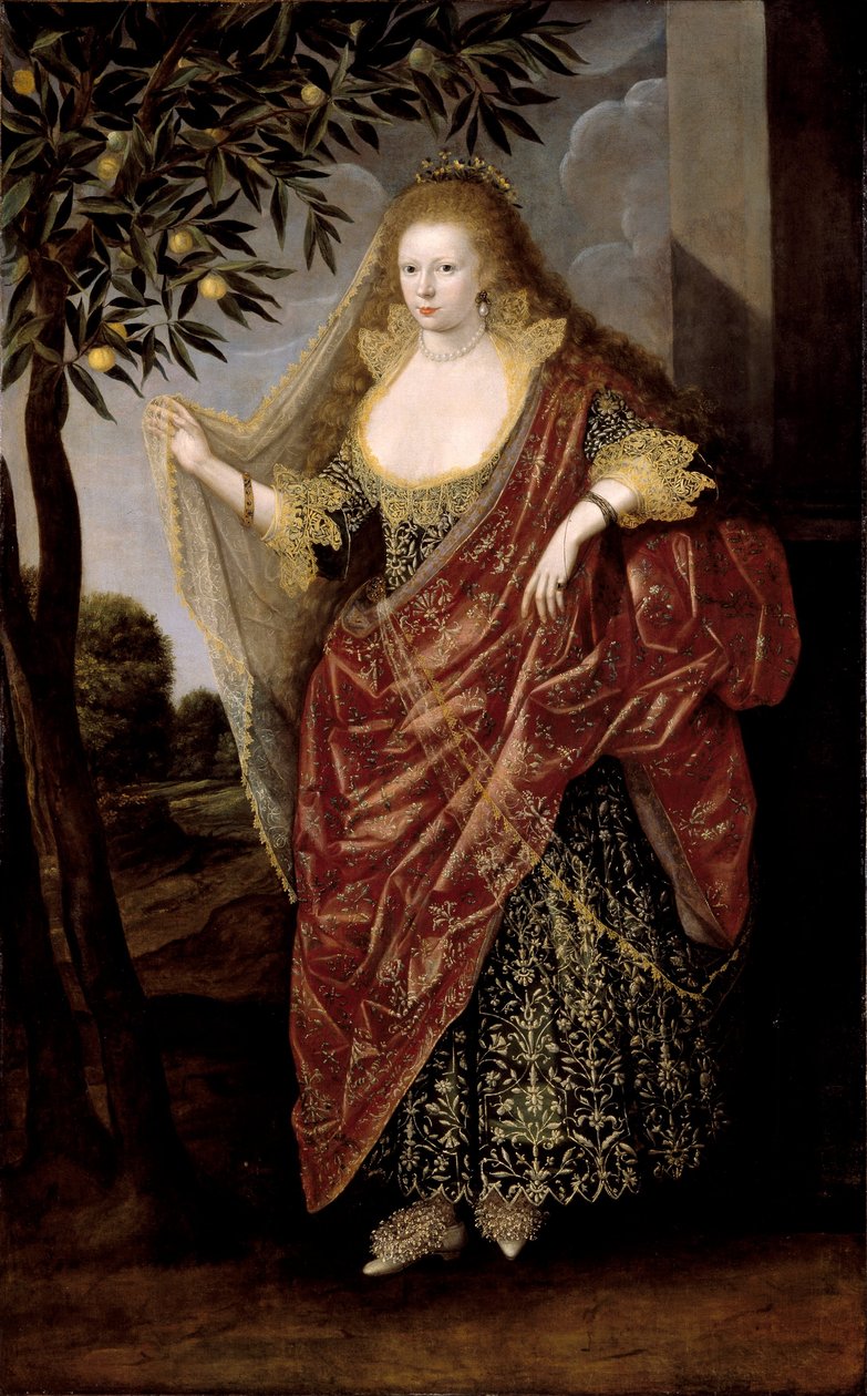 École britannique du 17ème siècle - Portrait d