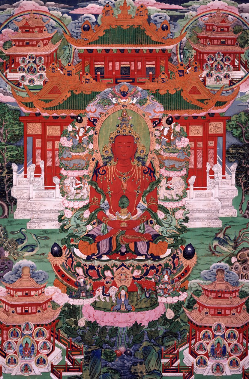 Bouddha Amitayus dans sa Terre Pure - Unbekannt Unbekannt