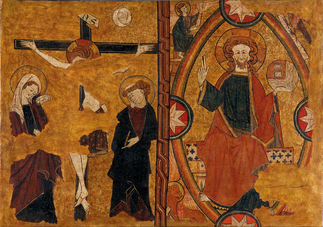 Calvaire et Christ en majesté - Unbekannt Unbekannt