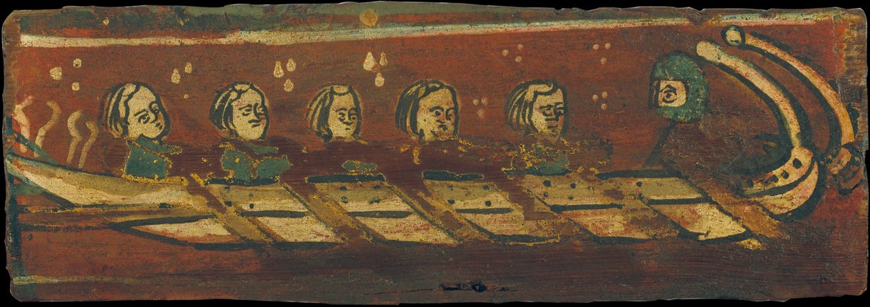 Panneau de plafond avec galère (2) - Unbekannt Unbekannt