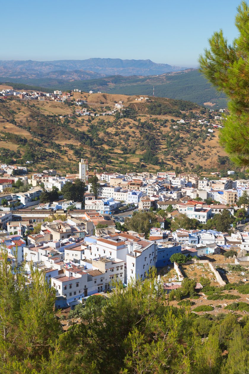 Chefchaouen, Maroc. Vue d