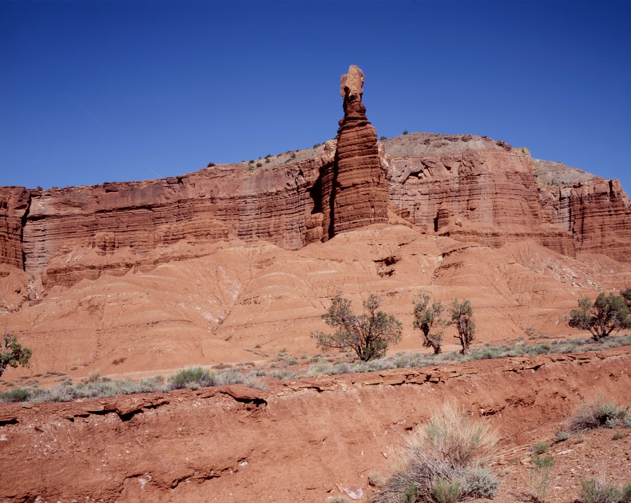 Chimney Rock du parc national de Capitol Reef, Utah - Unbekannt Unbekannt