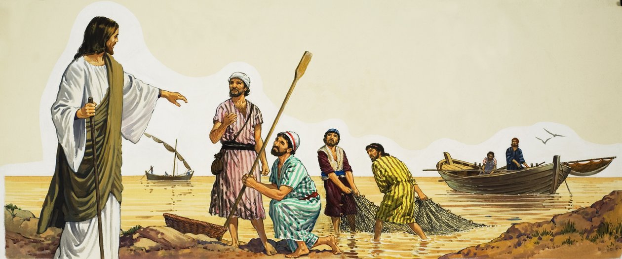 Christ avec des pêcheurs - Unbekannt Unbekannt