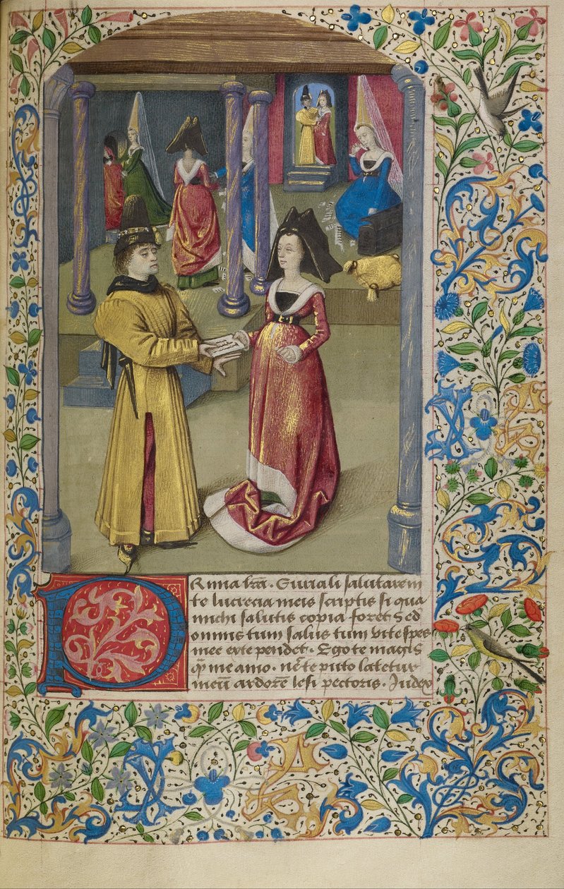 Euryale envoie sa première lettre à Lucrèce - Unbekannt Unbekannt