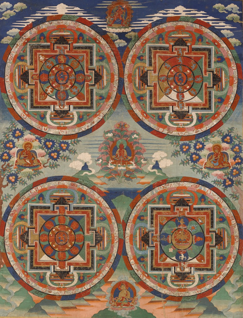 Quatre mandalas - Unbekannt Unbekannt