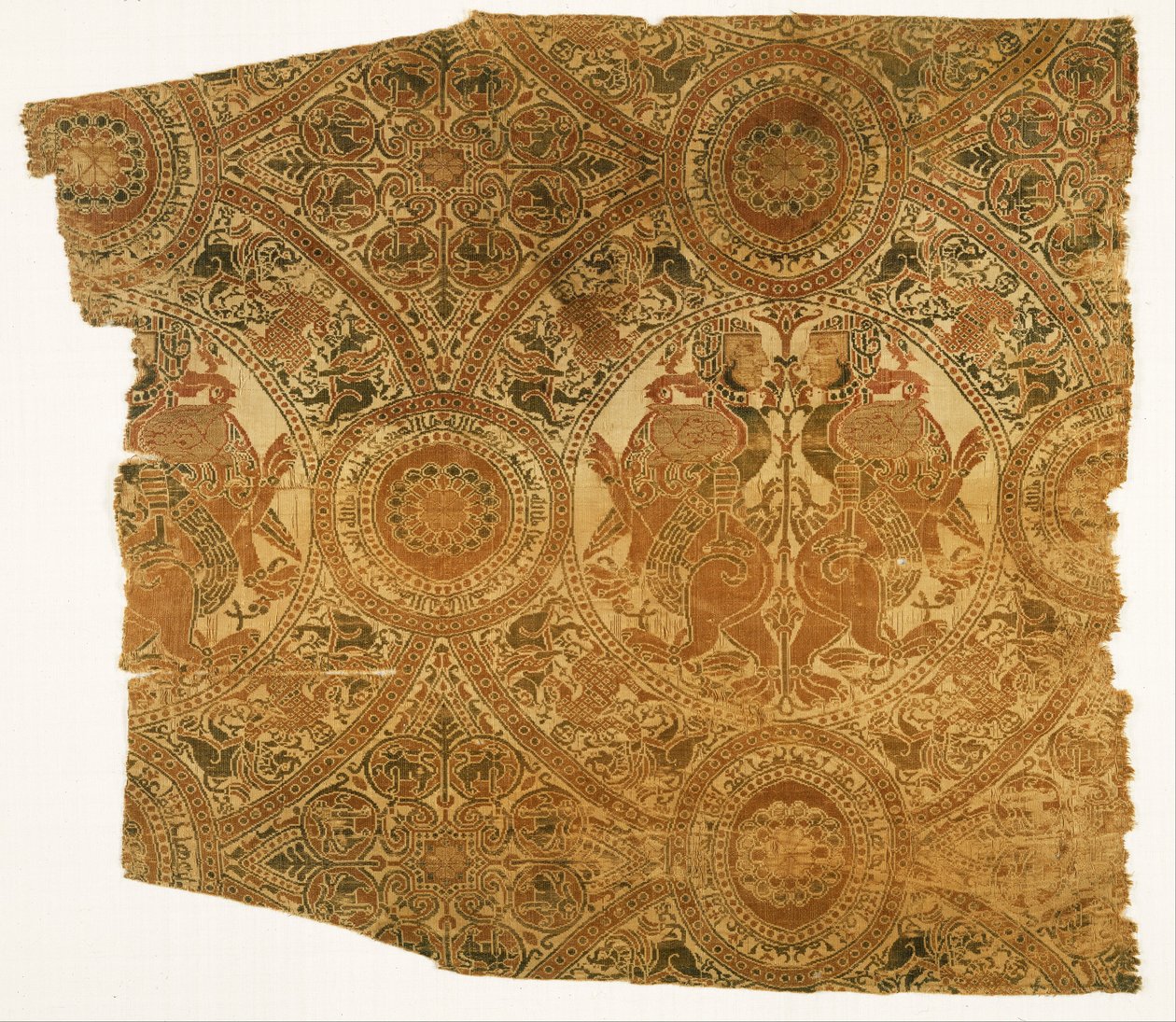 Fragment avec lions lutteurs et harpies - Unbekannt Unbekannt
