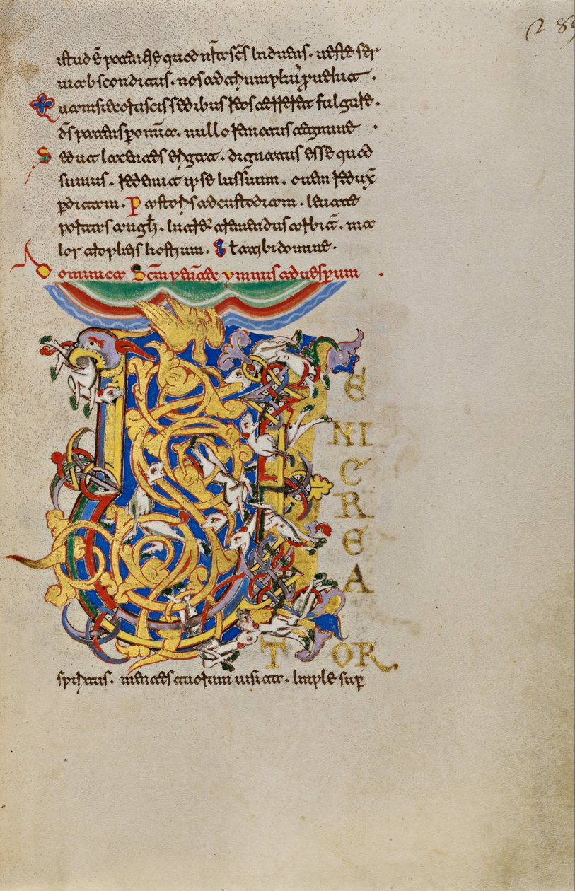 Initiale V - La Descente du Saint-Esprit - Unbekannt Unbekannt