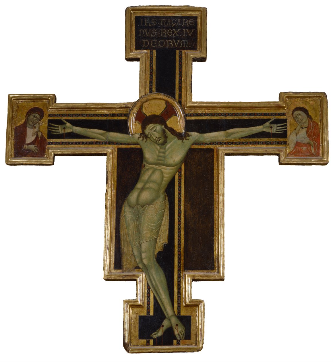 Crucifix avec la Vierge en deuil et Saint Jean l