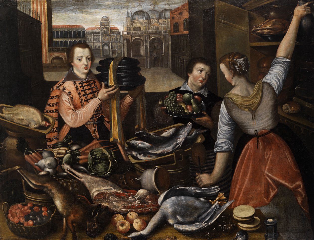 Scène de cuisine à Venise - Unbekannt Unbekannt