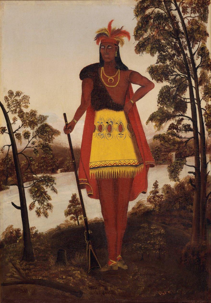 Portrait du chef Oneida Shikellamy - Unbekannt Unbekannt
