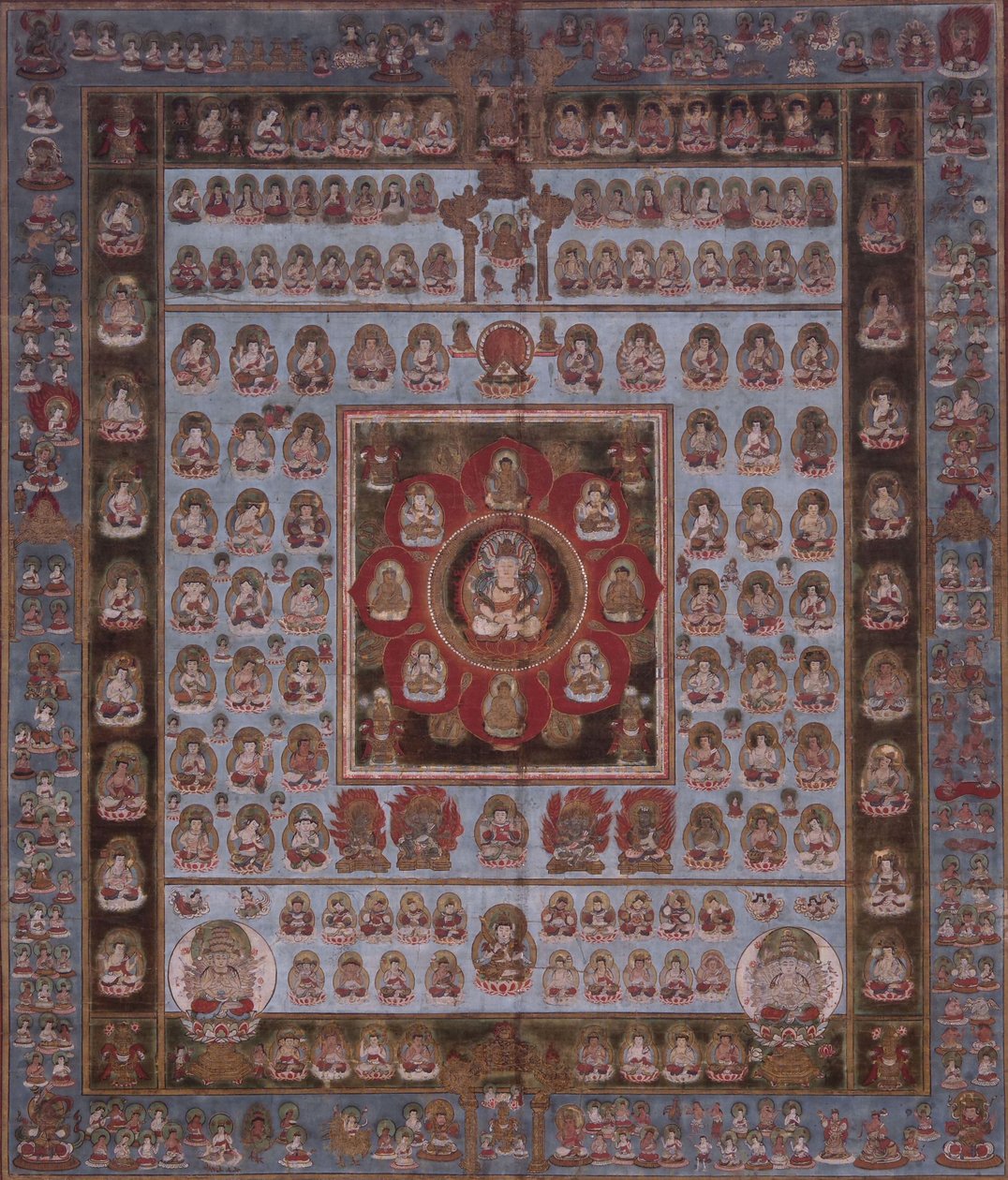 Mandala des Deux Royaumes (Kongokai), Senkoji, Tonami, Toyama, Japon - Unbekannt Unbekannt