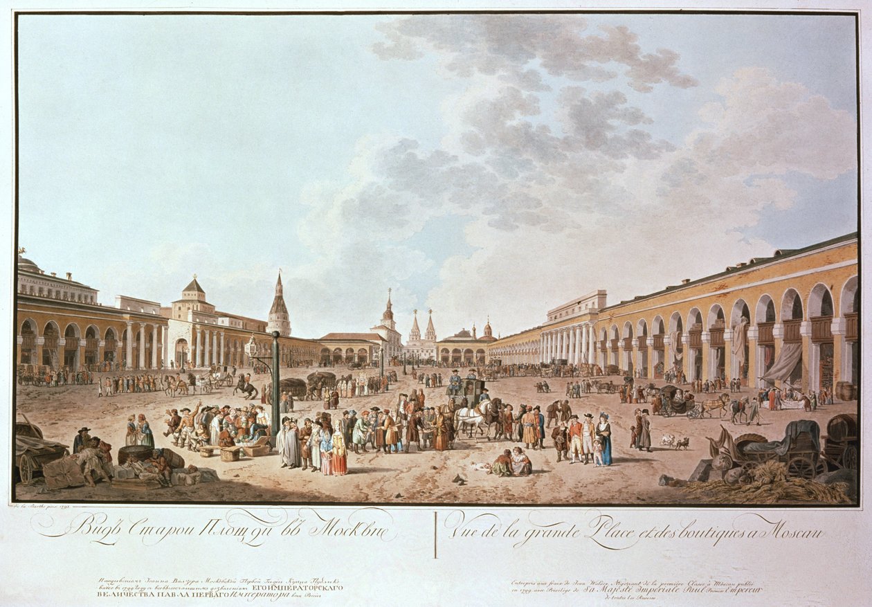 Moscou : vue de la Grande Place par de la Berthe, 1799 - Unbekannt Unbekannt