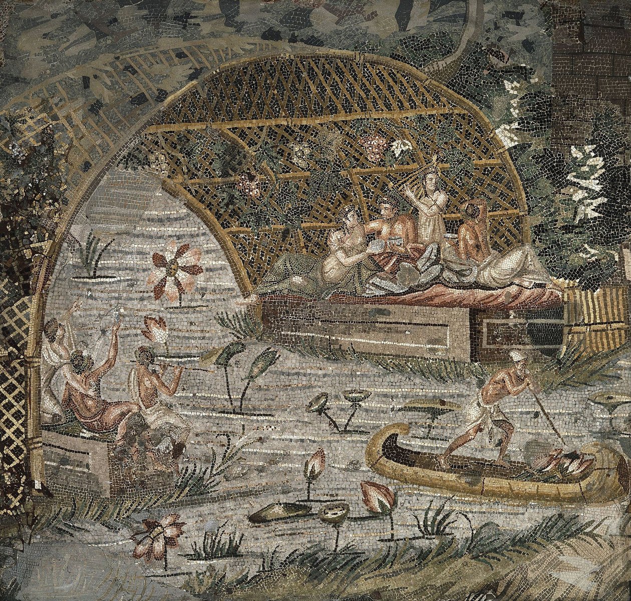 Mosaïque du Nil - Unbekannt Unbekannt