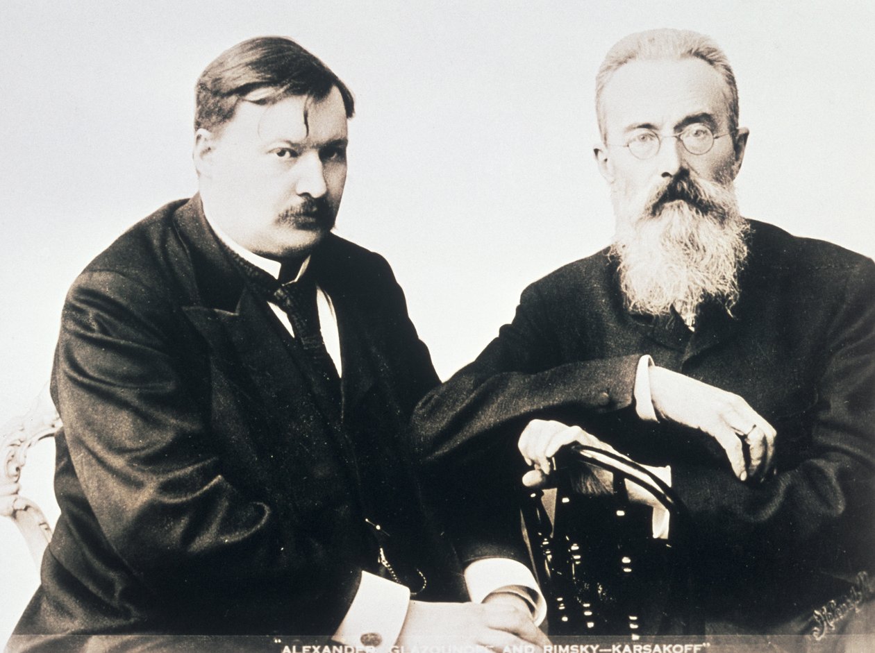 Photographie de Glazunov et Rimsky-Korsakov - Unbekannt Unbekannt