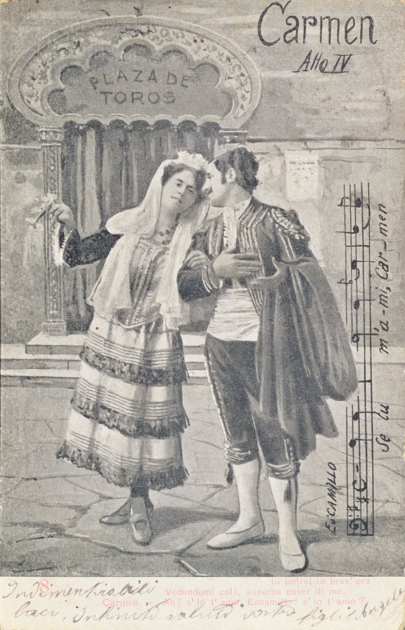 Carte postale commémorant le quatrième acte de l