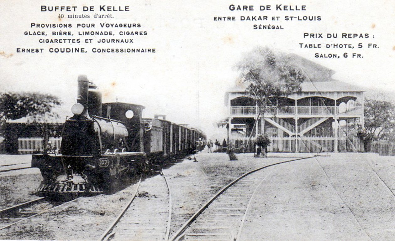 Carte postale de la gare de Kelle, c.1908 - Unbekannt Unbekannt