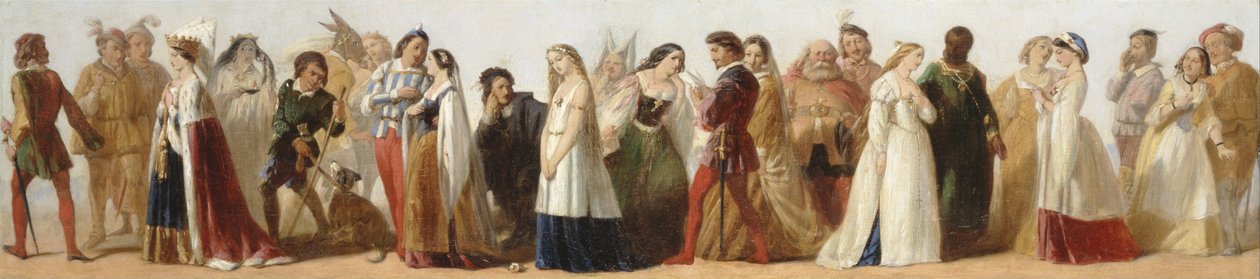 Procession de personnages des pièces de Shakespeare - Unbekannt Unbekannt