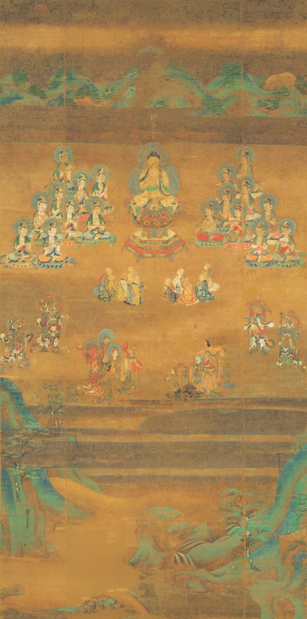 Shaka prêchant sur le pic du Vautour, Musée national de Nara - Unbekannt Unbekannt