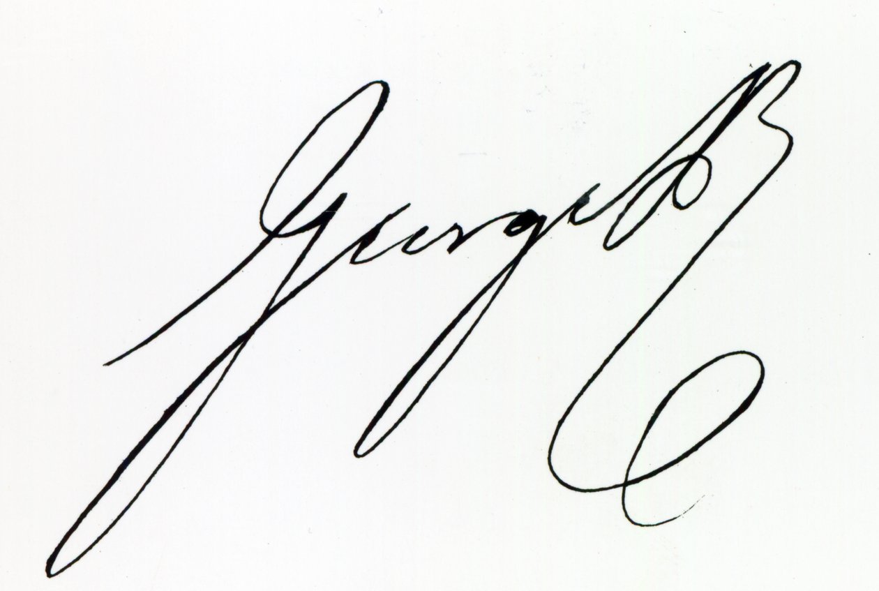 Signature de George IV - Unbekannt Unbekannt