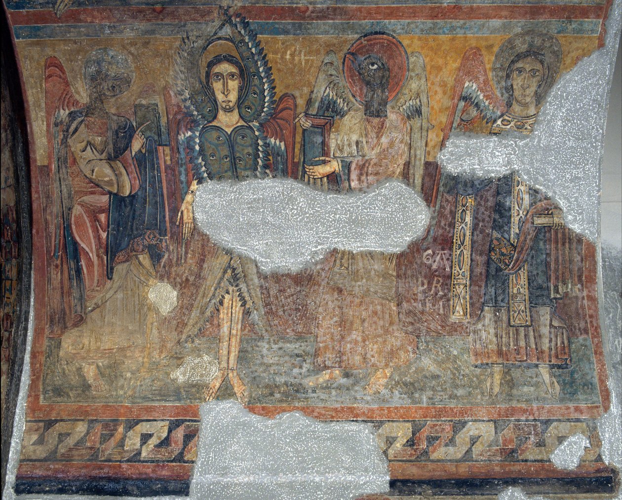 Tétramorphe avec Séraphin et Archange de Santa Maria de Taüll - Unbekannt Unbekannt