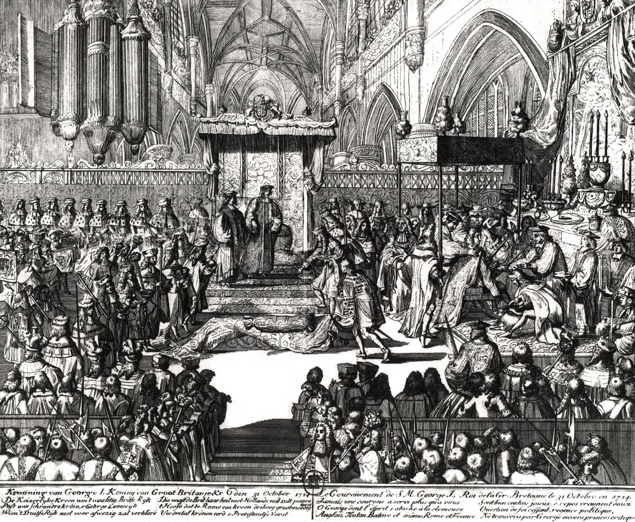 Le Couronnement du Roi George Ier à l