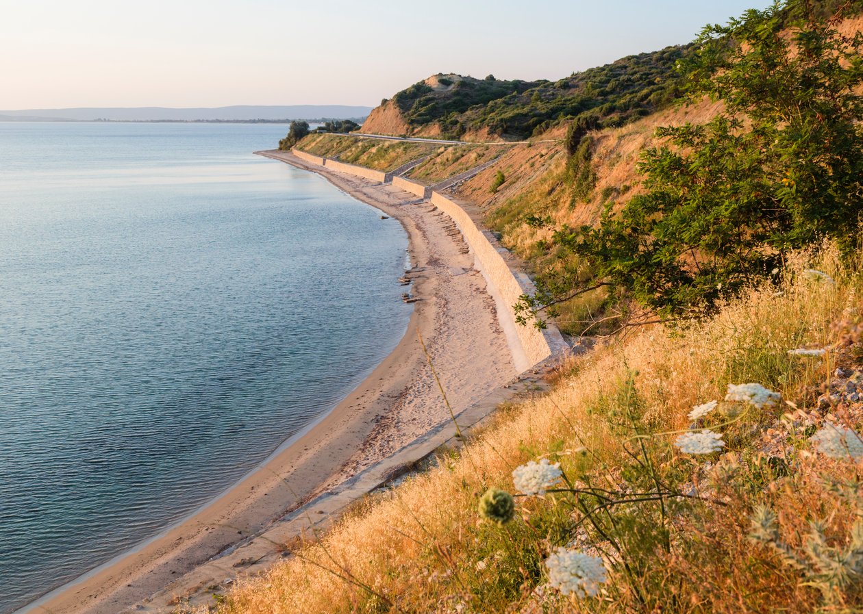 La plage à Anzac Cove, vue vers le nord - Unbekannt Unbekannt
