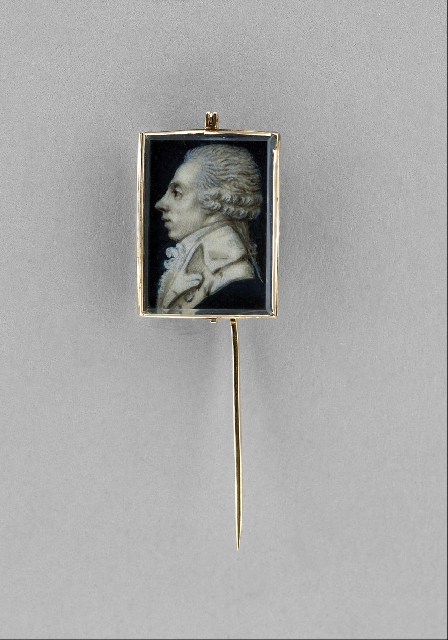 Épingle avec portrait d