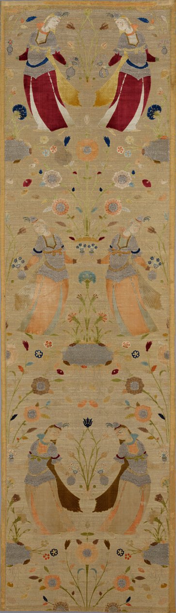 Textile en velours de soie - Unbekannt Unbekannt