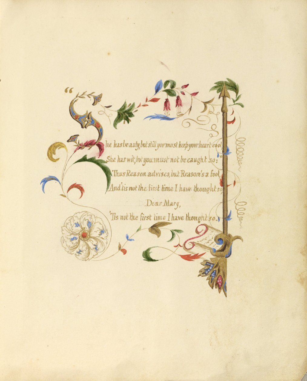 Manuscrit enluminé d