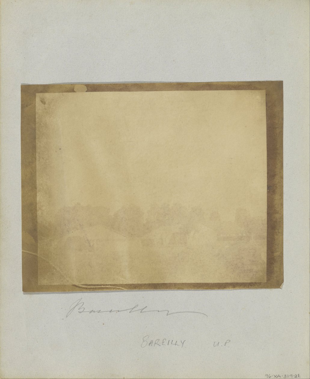 Inconnu, britannique, actif en Inde vers 1843 - Bareilly - Unbekannt Unbekannt