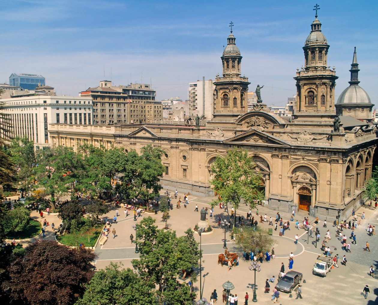 Vue de la cathédrale et des jardins - Unbekannt Unbekannt