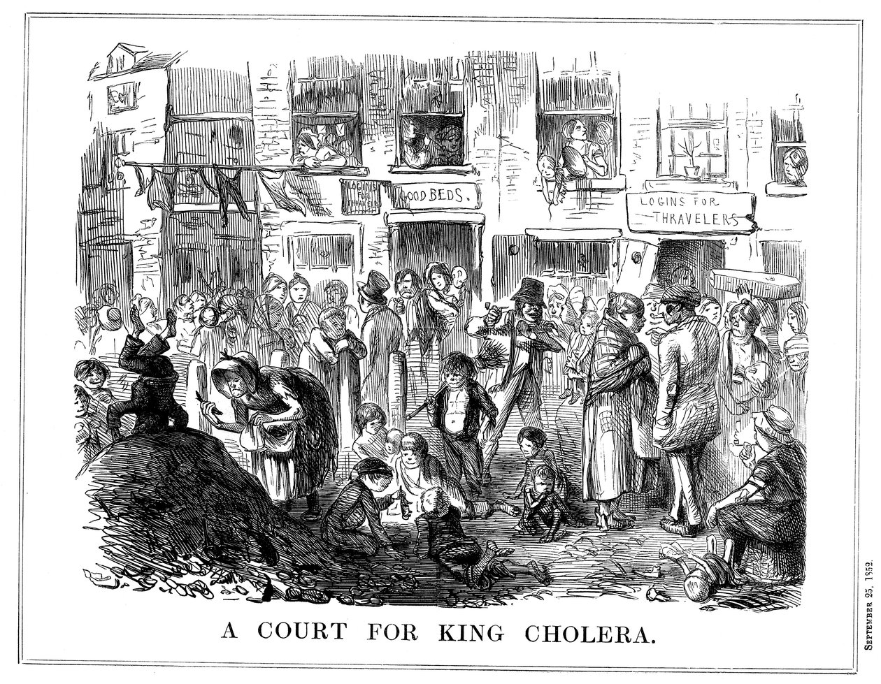 Une cour pour le roi Choléra, 1852 - Unbekannt