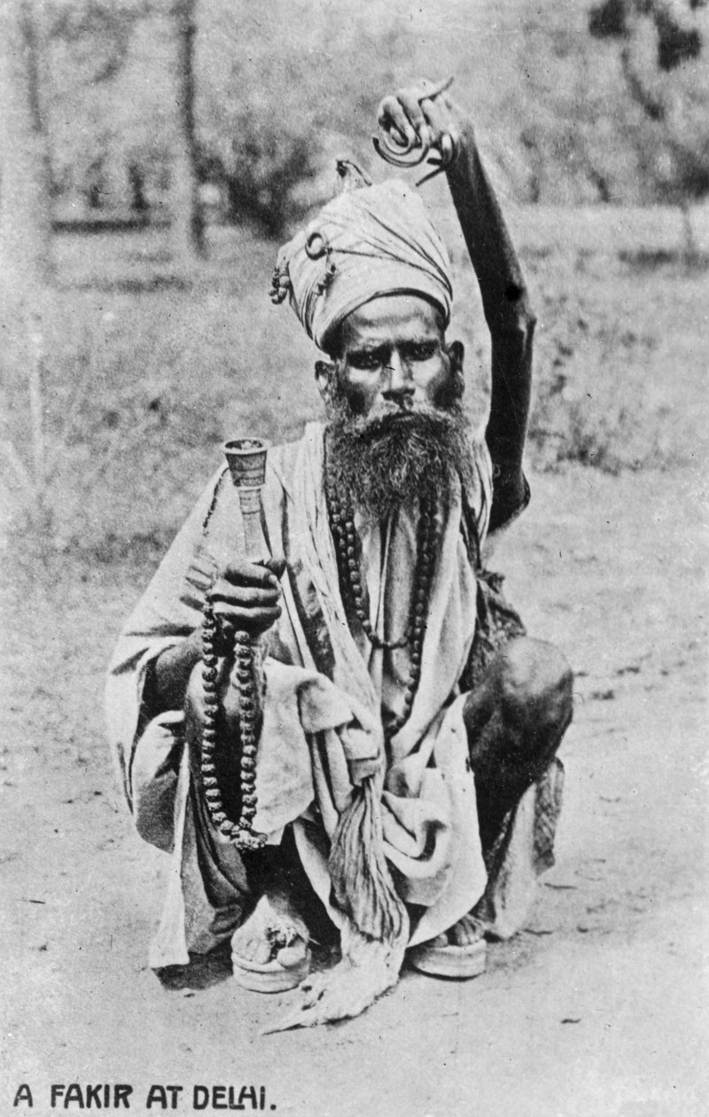 Un fakir à Delhi, 20e siècle - Unbekannt