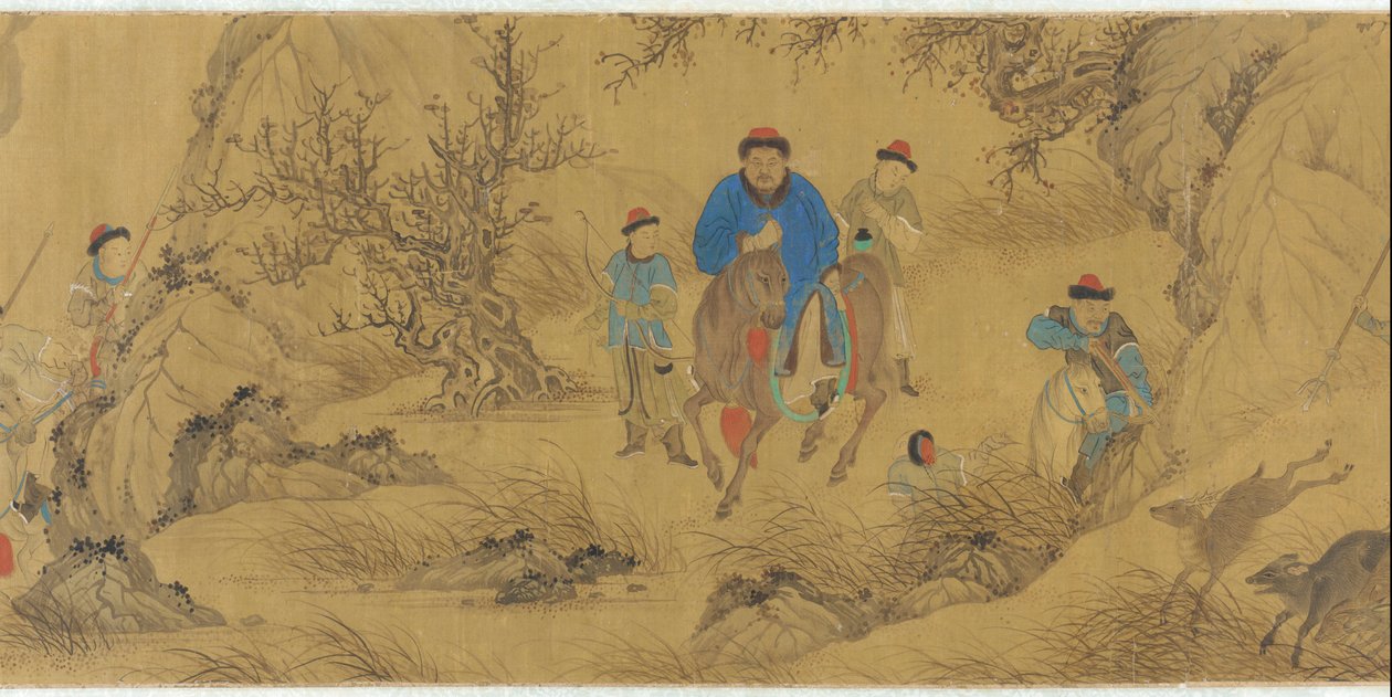 Une scène de chasse, 18ème siècle - Unbekannt