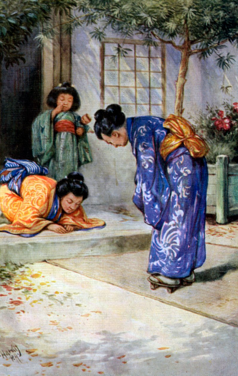 Une salutation japonaise - Unbekannt