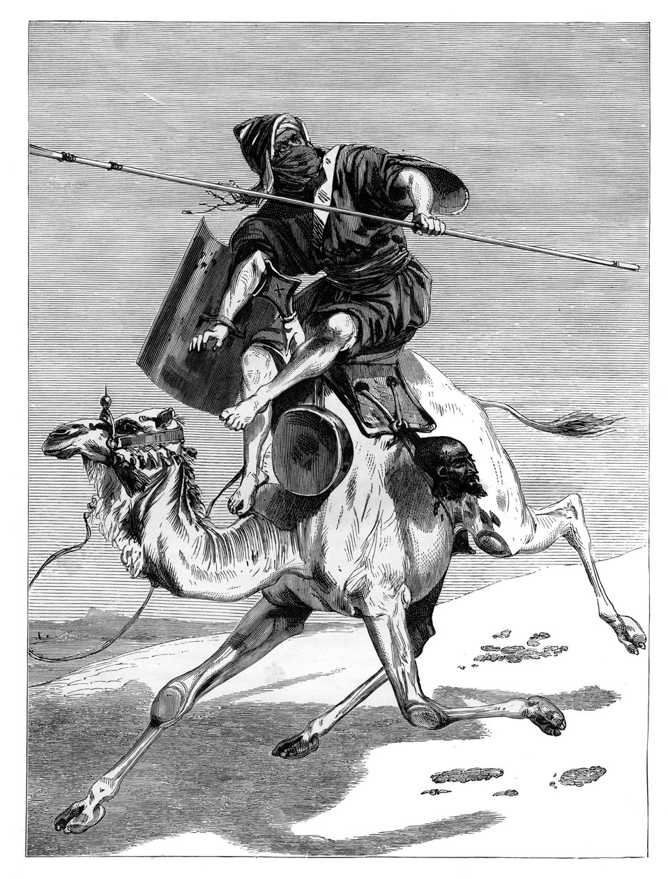 Un guerrier maure, vers 1890 - Unbekannt