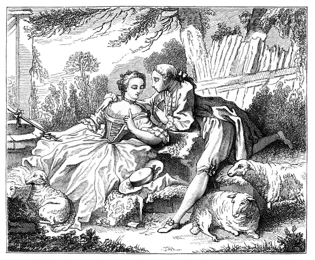 Une bergère, 1885 - Unbekannt