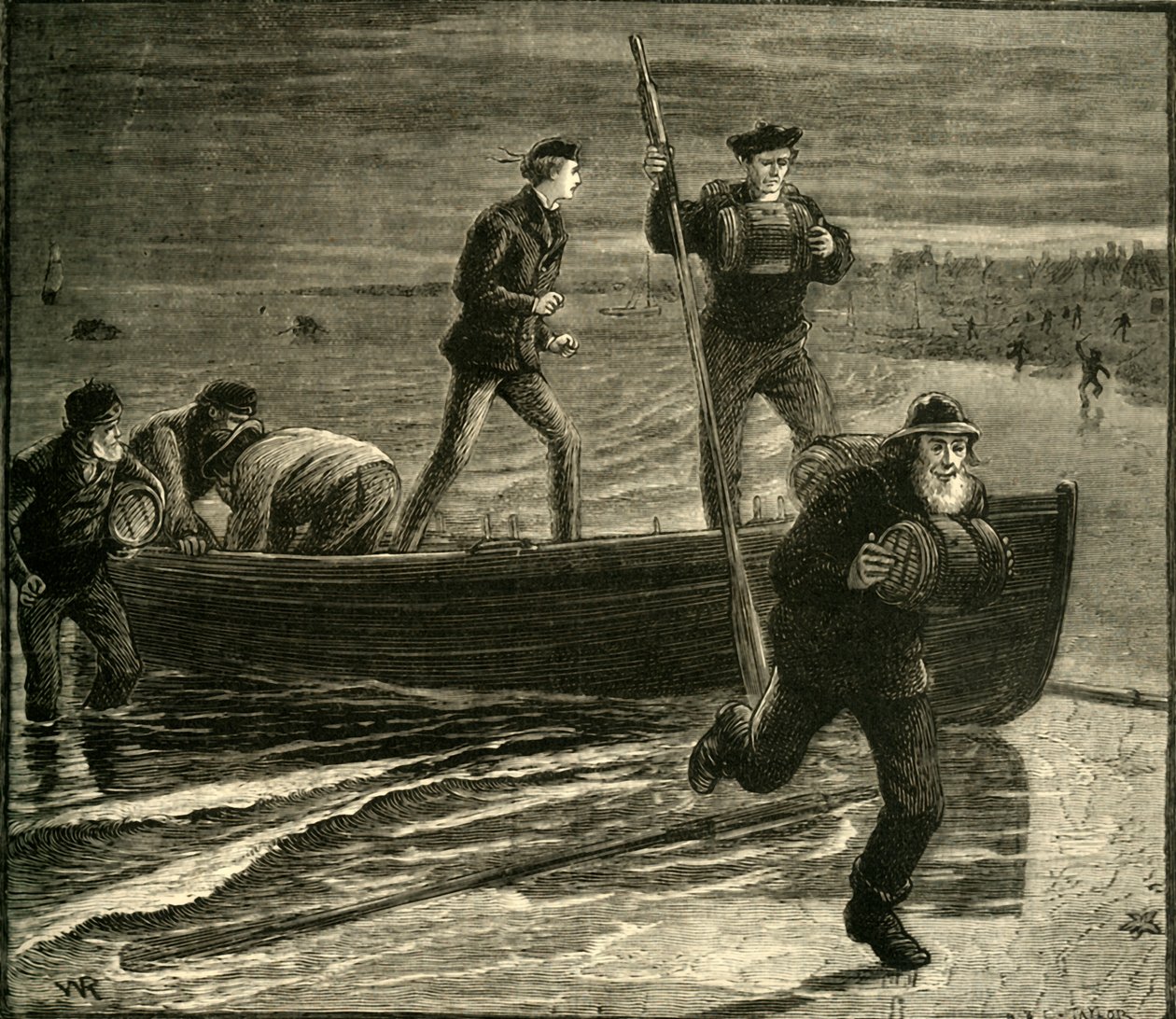 Une expédition de contrebande, 1881 - Unbekannt