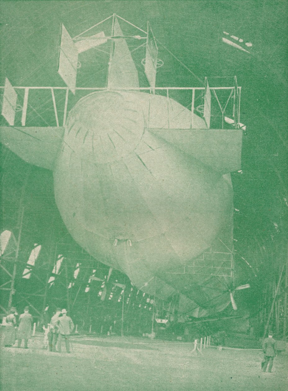 Un Zeppelin à domicile, vers 1917-1919 - Unbekannt