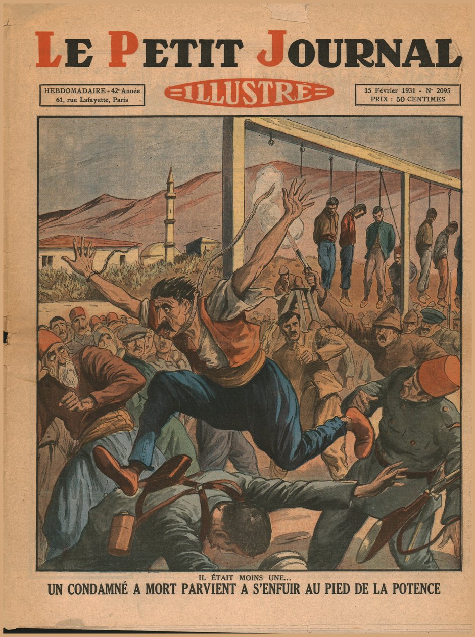 Un condamné échappe à la potence, 1931 - Unbekannt